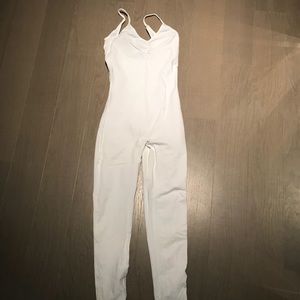 White one piece leotard